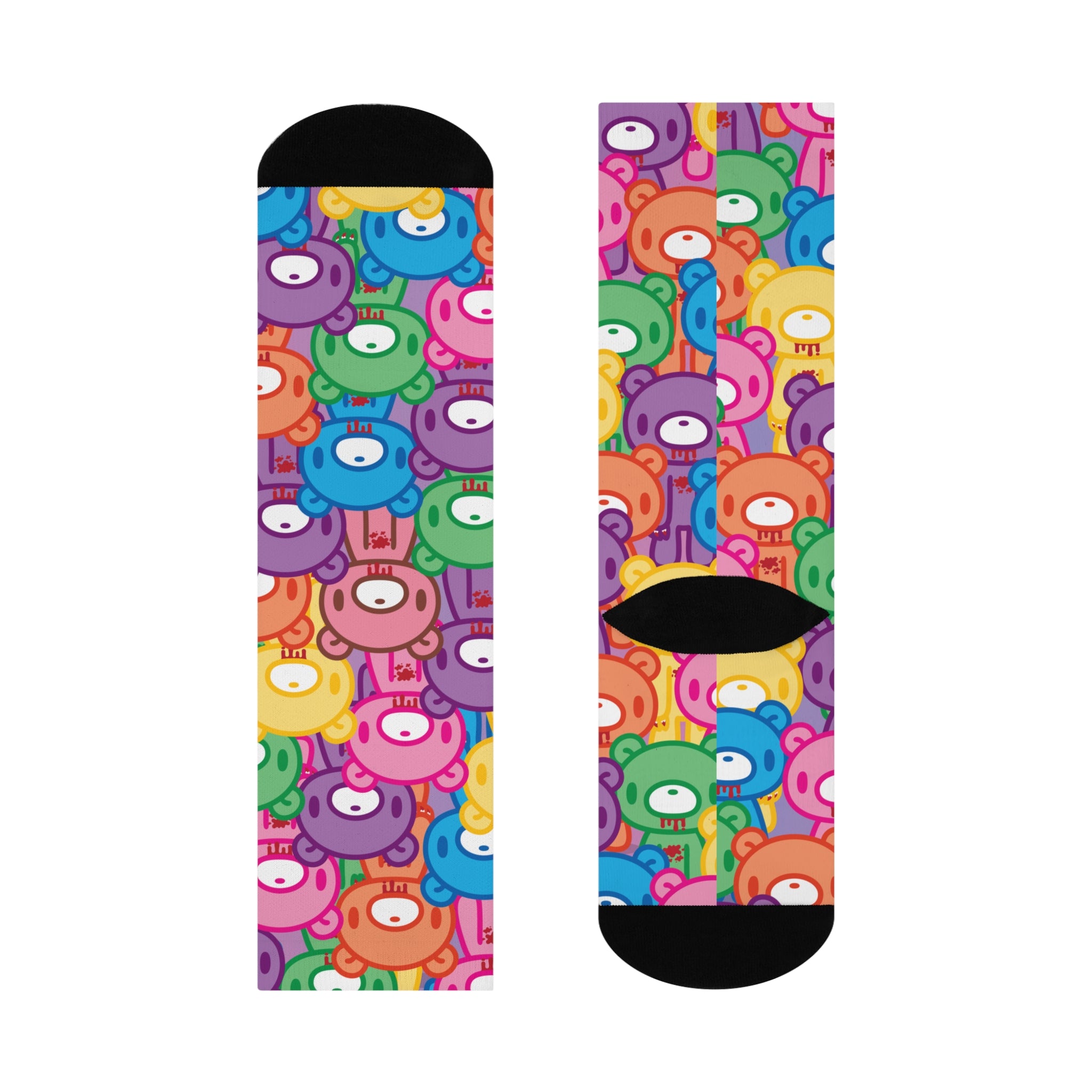 Gloomy Bear "Rainbow Dreams" Cushioned Crew Socks